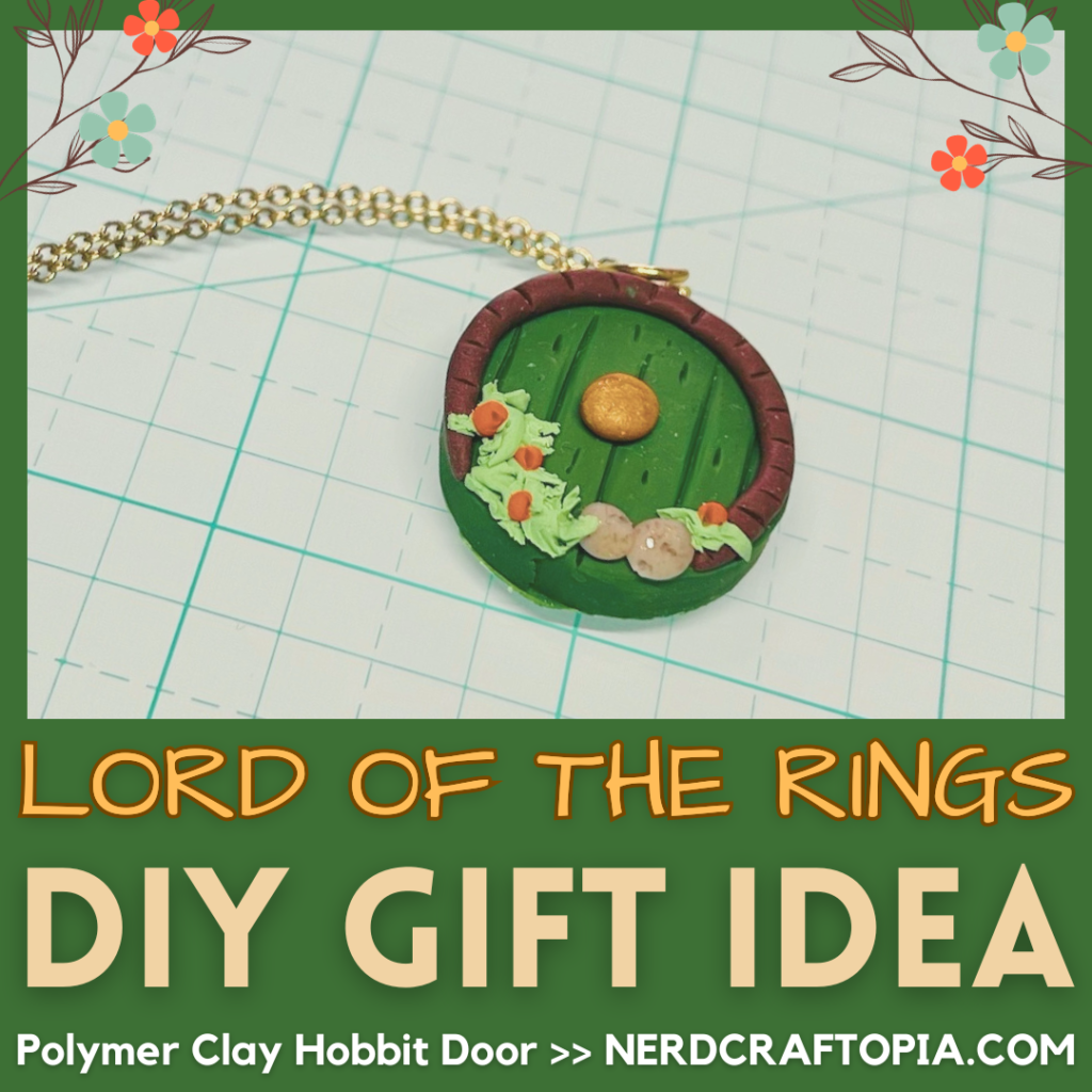 Lord of the Rings DIY Gift idea, Polymer Clay Hobbit Door Tutorial