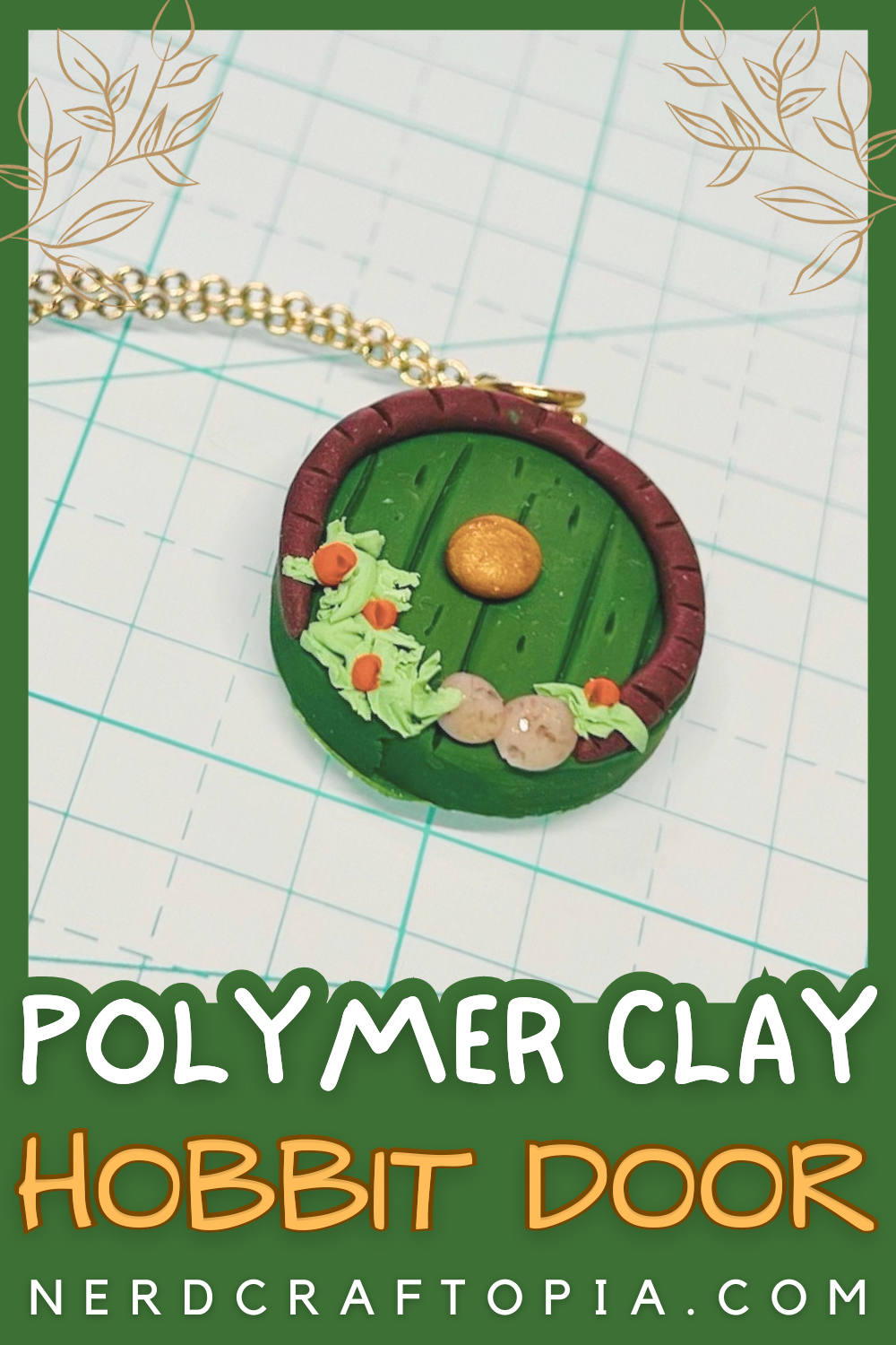 Polymer Clay Hobbit Door