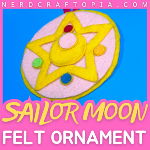 sailor moon diy felt ornament