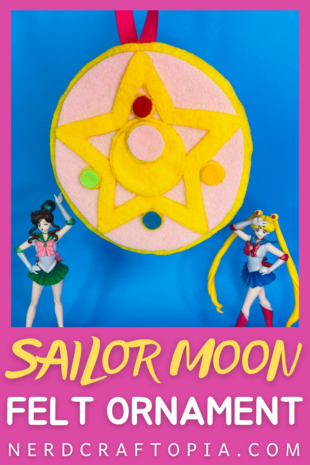 sailor moon felt ornament