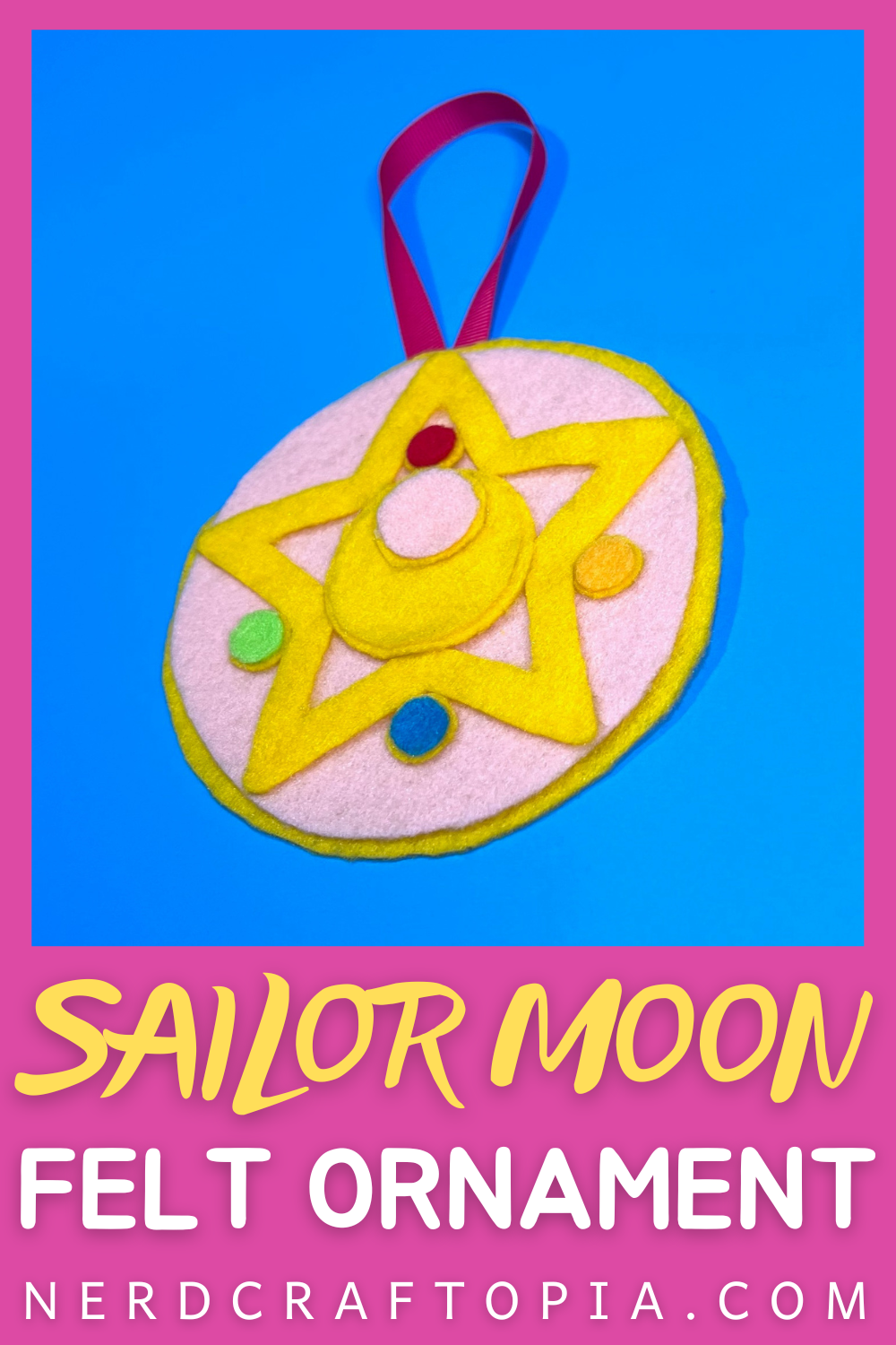 sailor moon felt ornament