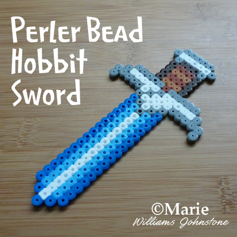 perler bead hobbit sword