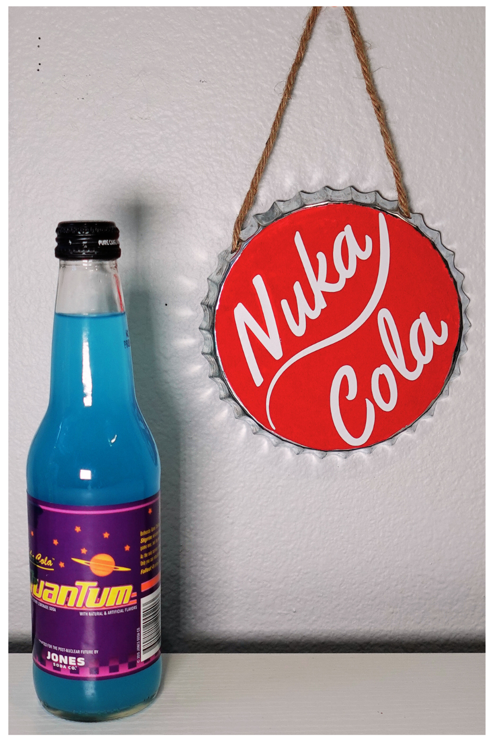 nuka cola dollar tree craft idea next to nuka cola quantum drink
