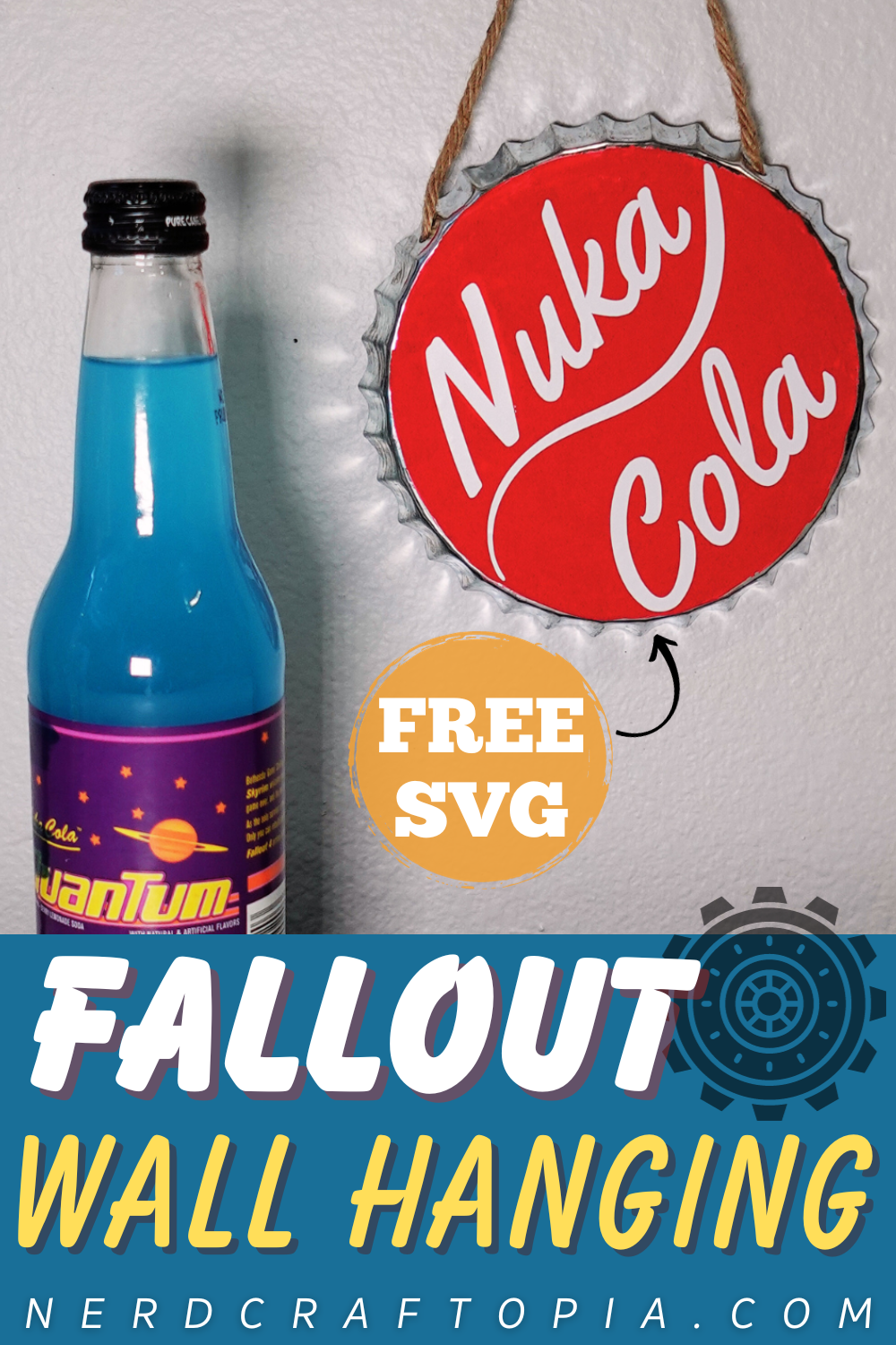 free fallout SVG file for fallout wall hanging decor