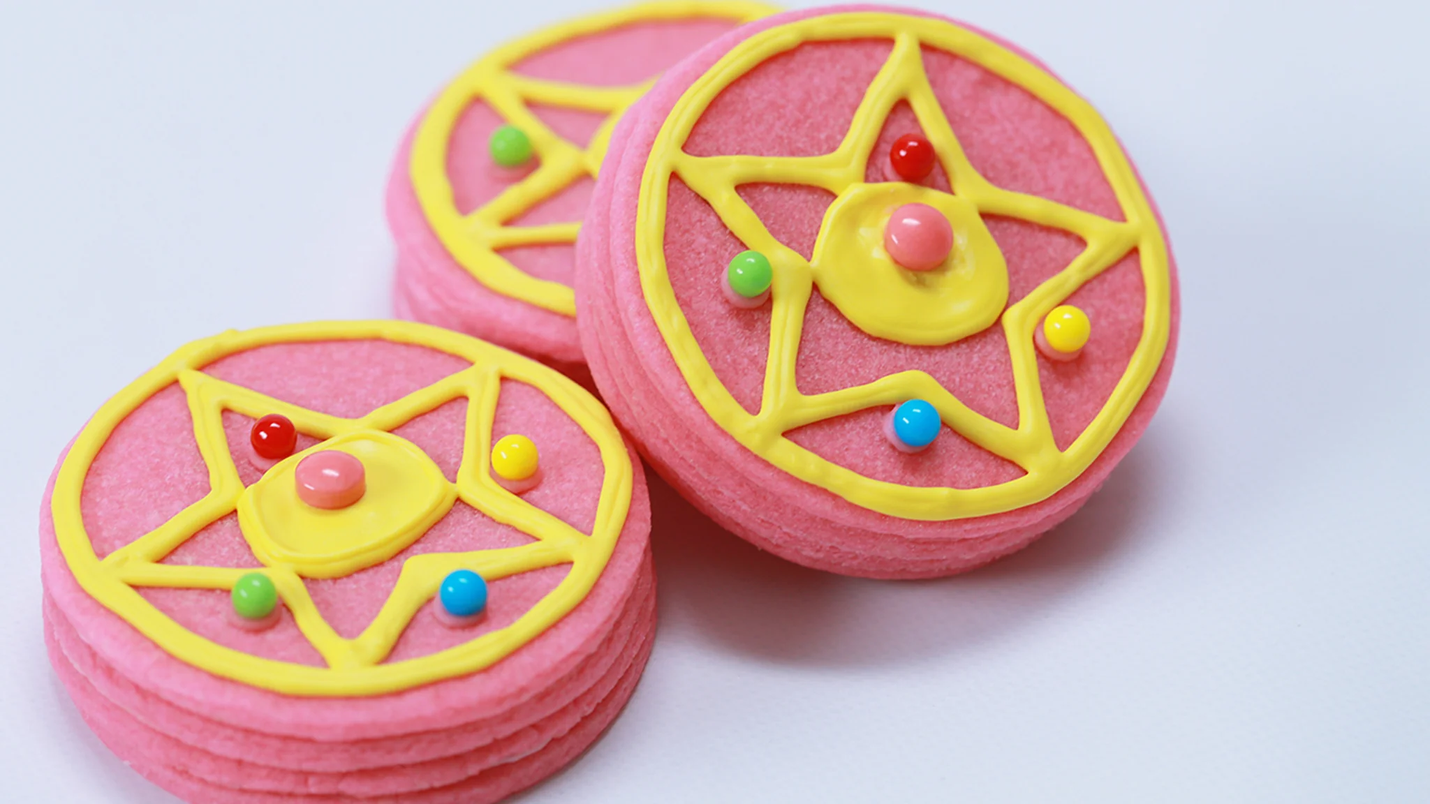 sailor moon pinata cookies