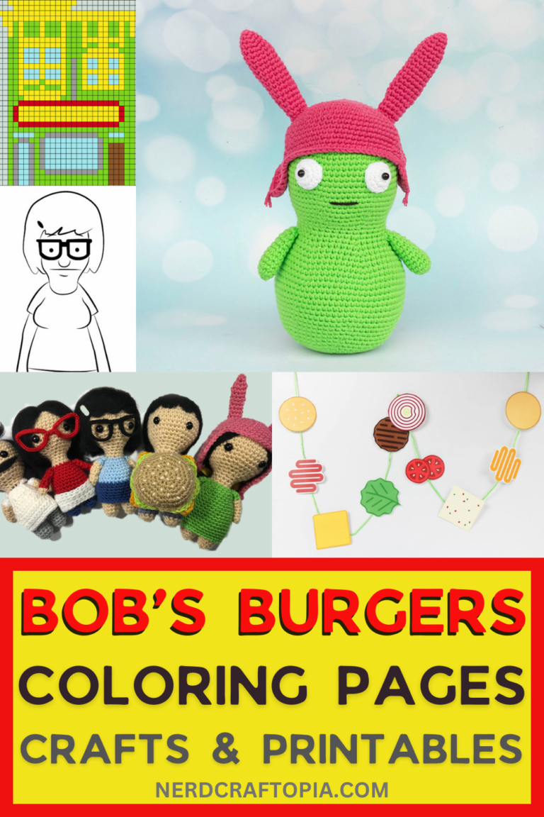 Bob’s Burgers Coloring Pages, Crafts &amp; Printables - Nerd Craftopia
