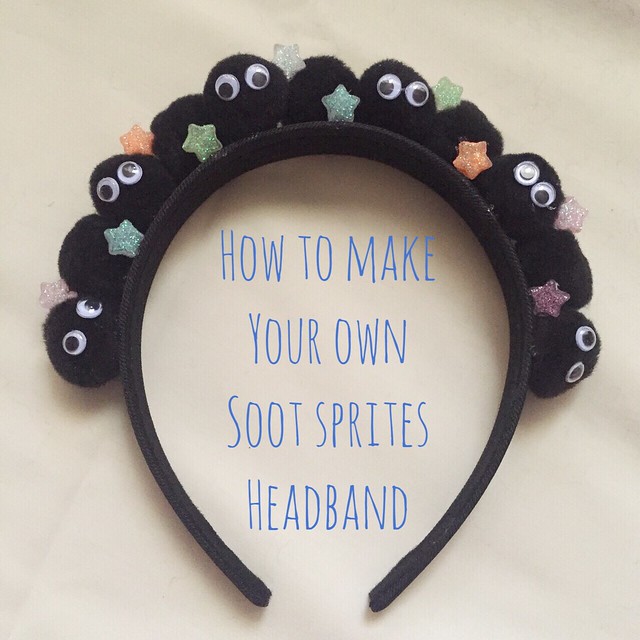 diy soot Sprite headband