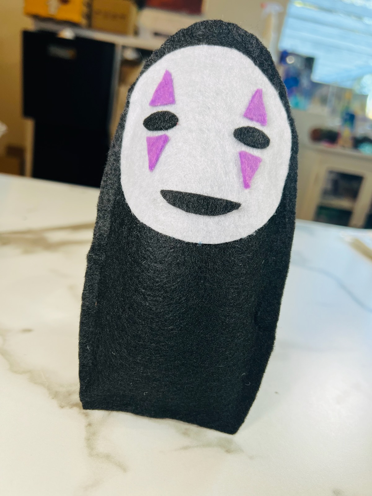 cute diy spirited away no face Kaonashi plushie 