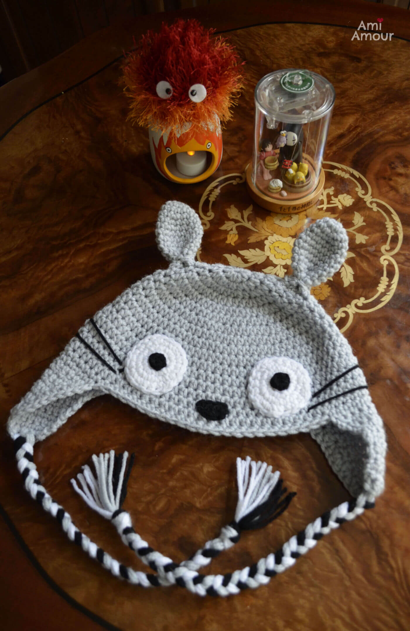 studio ghibli crochet beanie