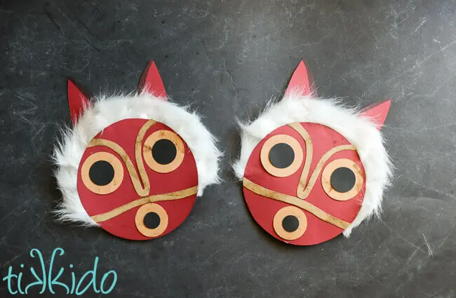 princess mononoke mask party invitation