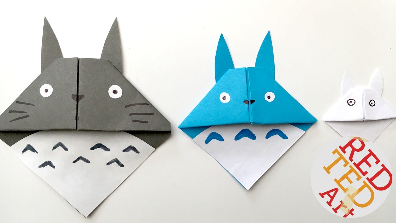 my neighbor Totoro origami paper crafts