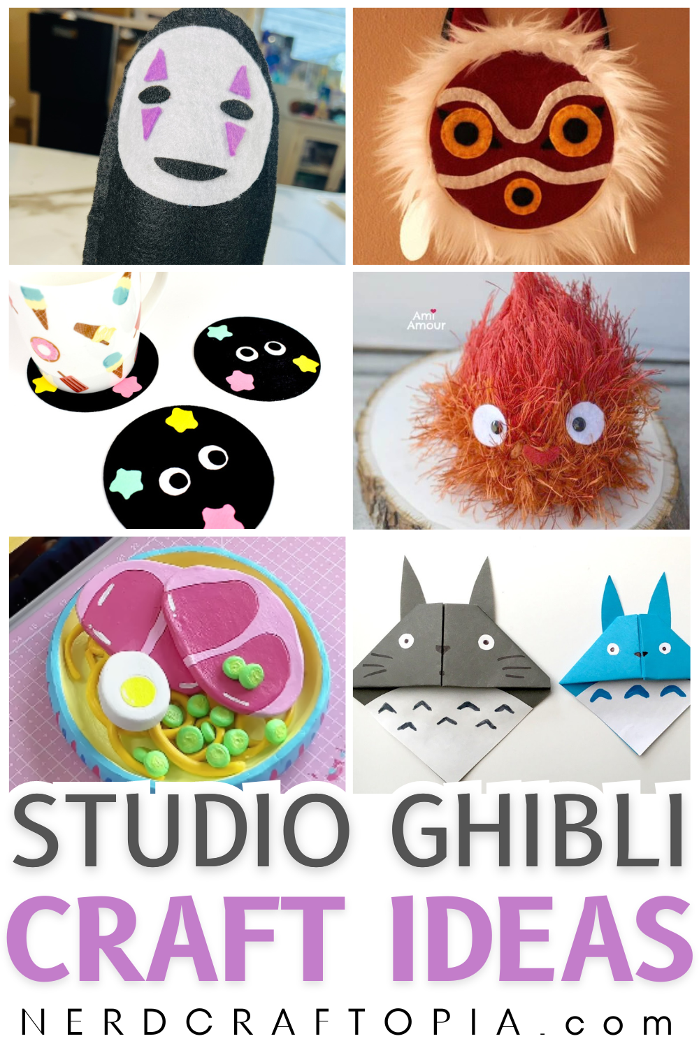 studio ghibli craft ideas for kids and adults