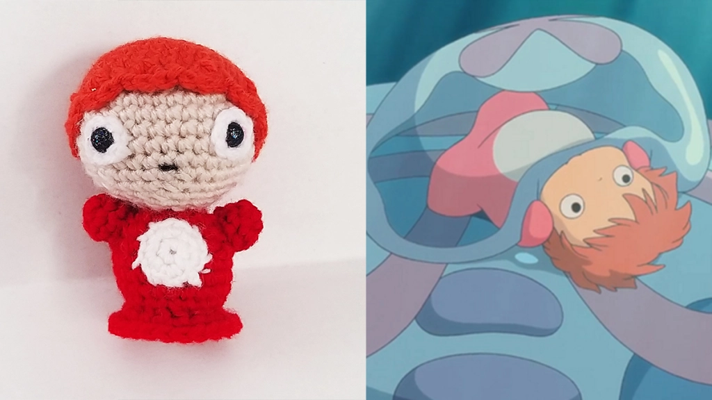 crochet ponyo amigurumi diy