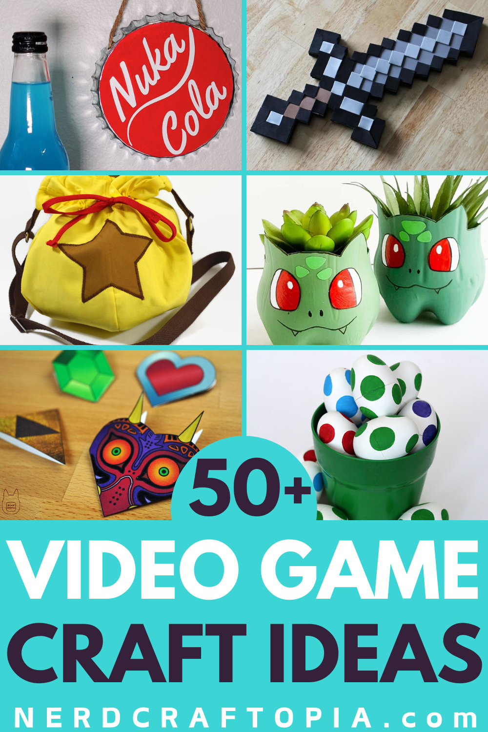 50+ video game crafts for kids and adults