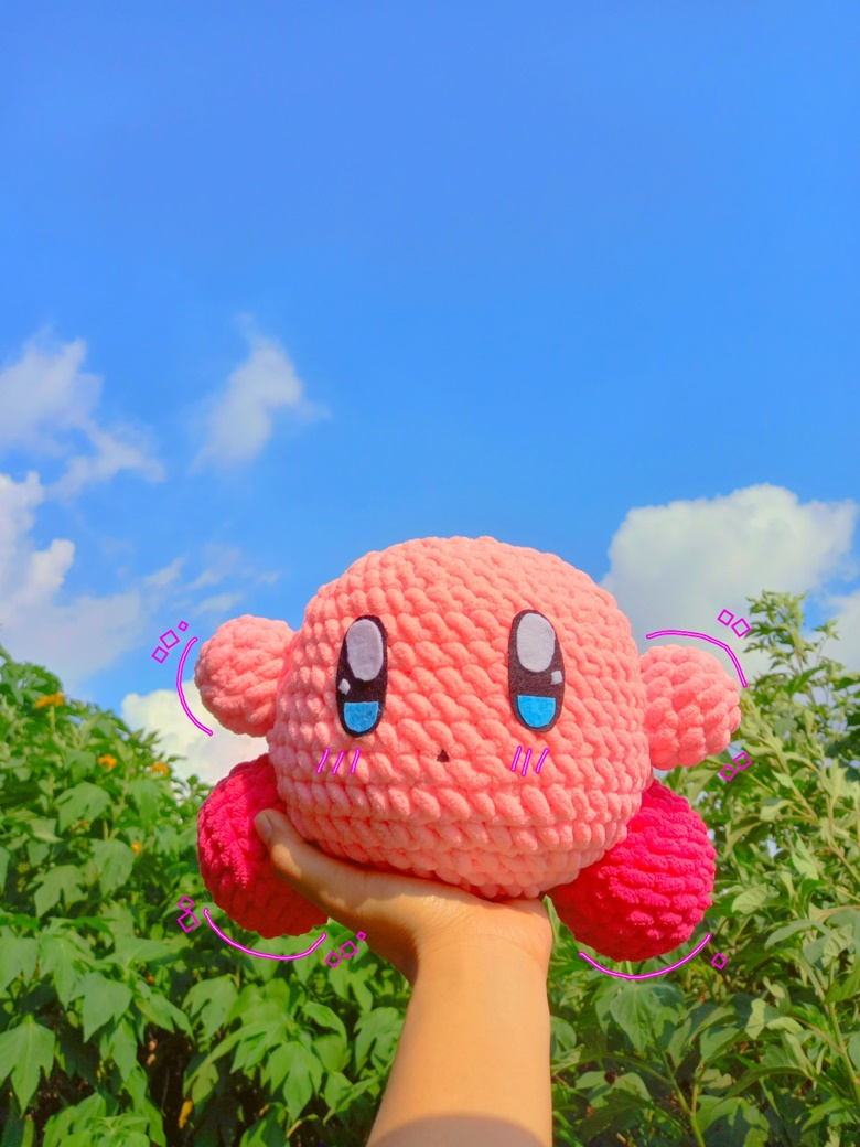 Kirby free crochet pattern