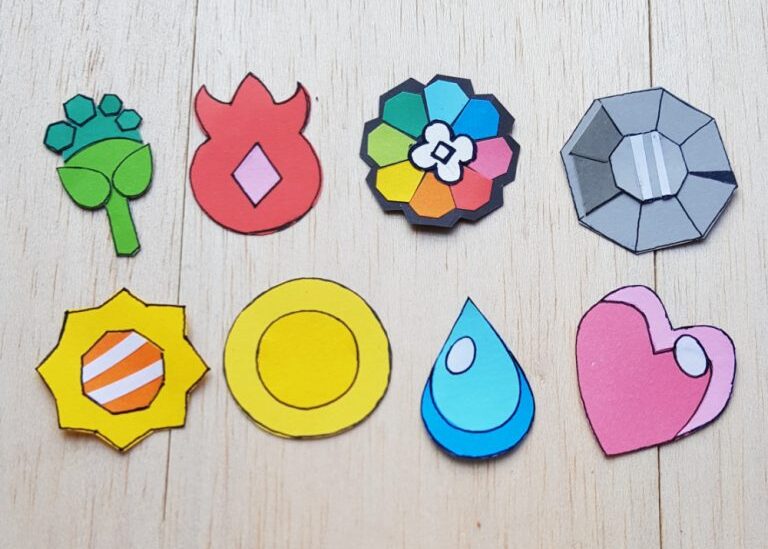 diy Pokemon badges
