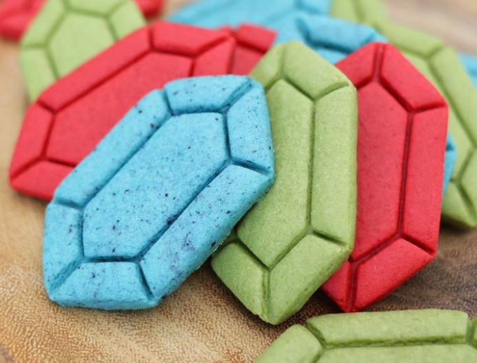 diy zelda rupee cookies zelda sugar cookies