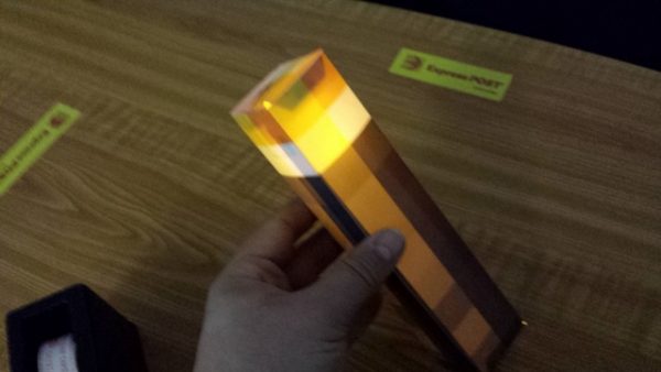 diy Minecraft torch light