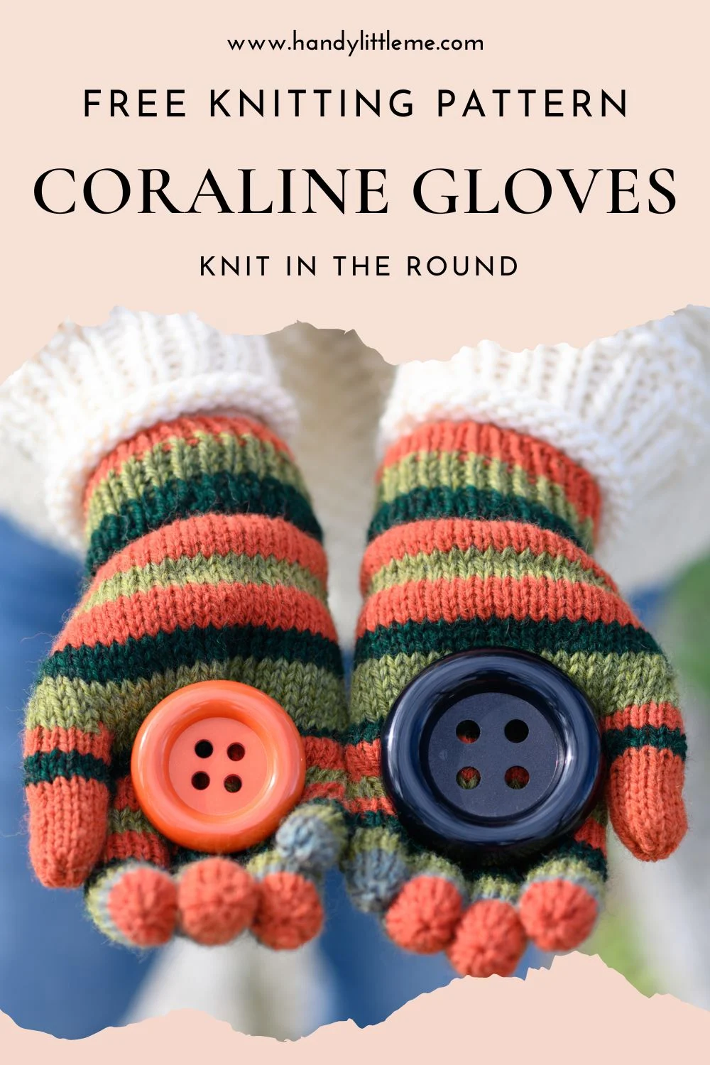 Coraline gloves knitting pattern free