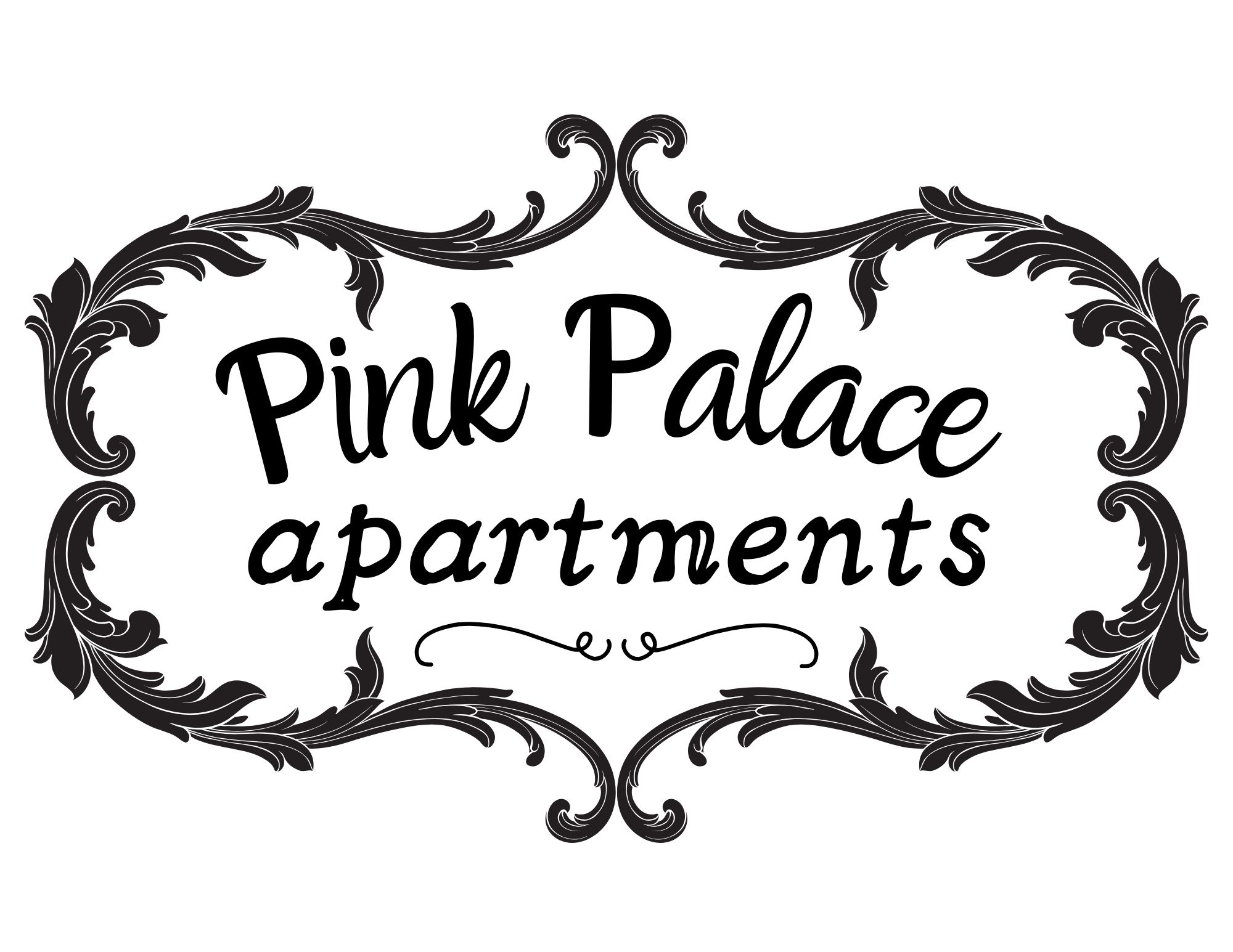 pink palace apartments printable Coraline sign 