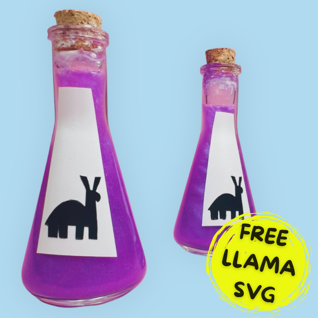 free llama SVG for Kuzcos Diy potion