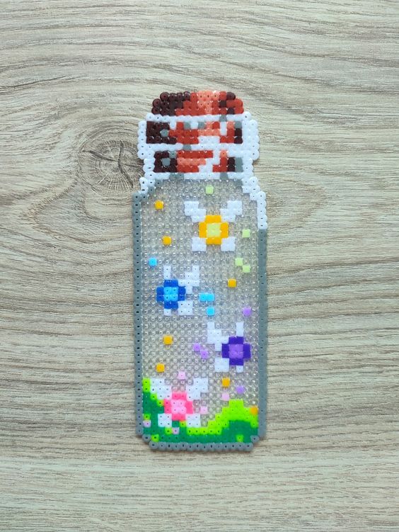 small fairy bottle Zelda mini bead pattern