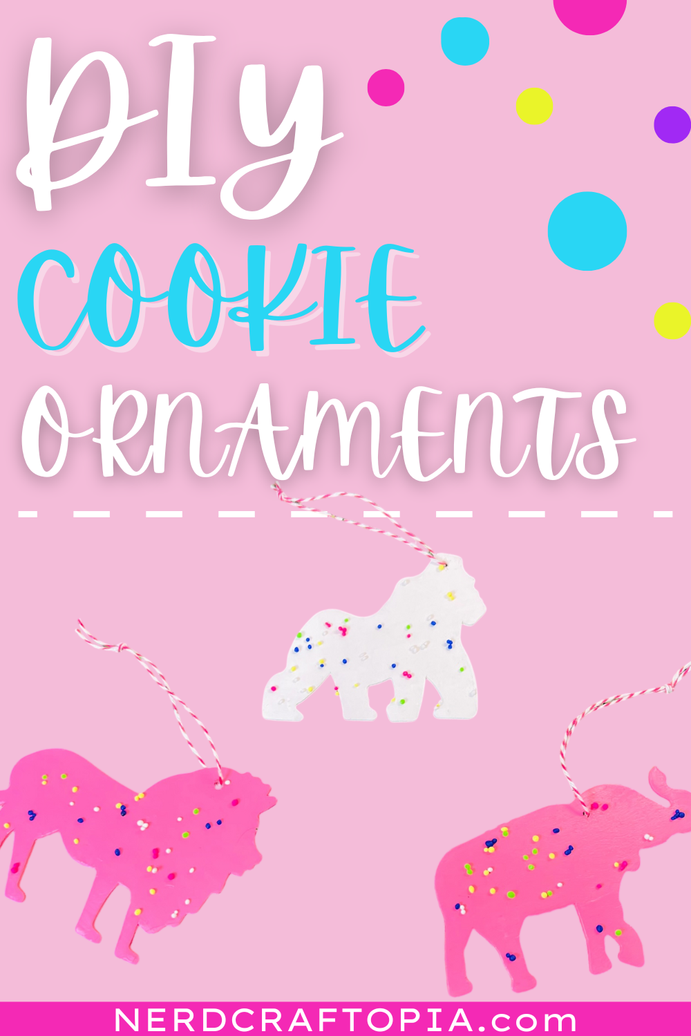 DIY mothers cookie ornaments 