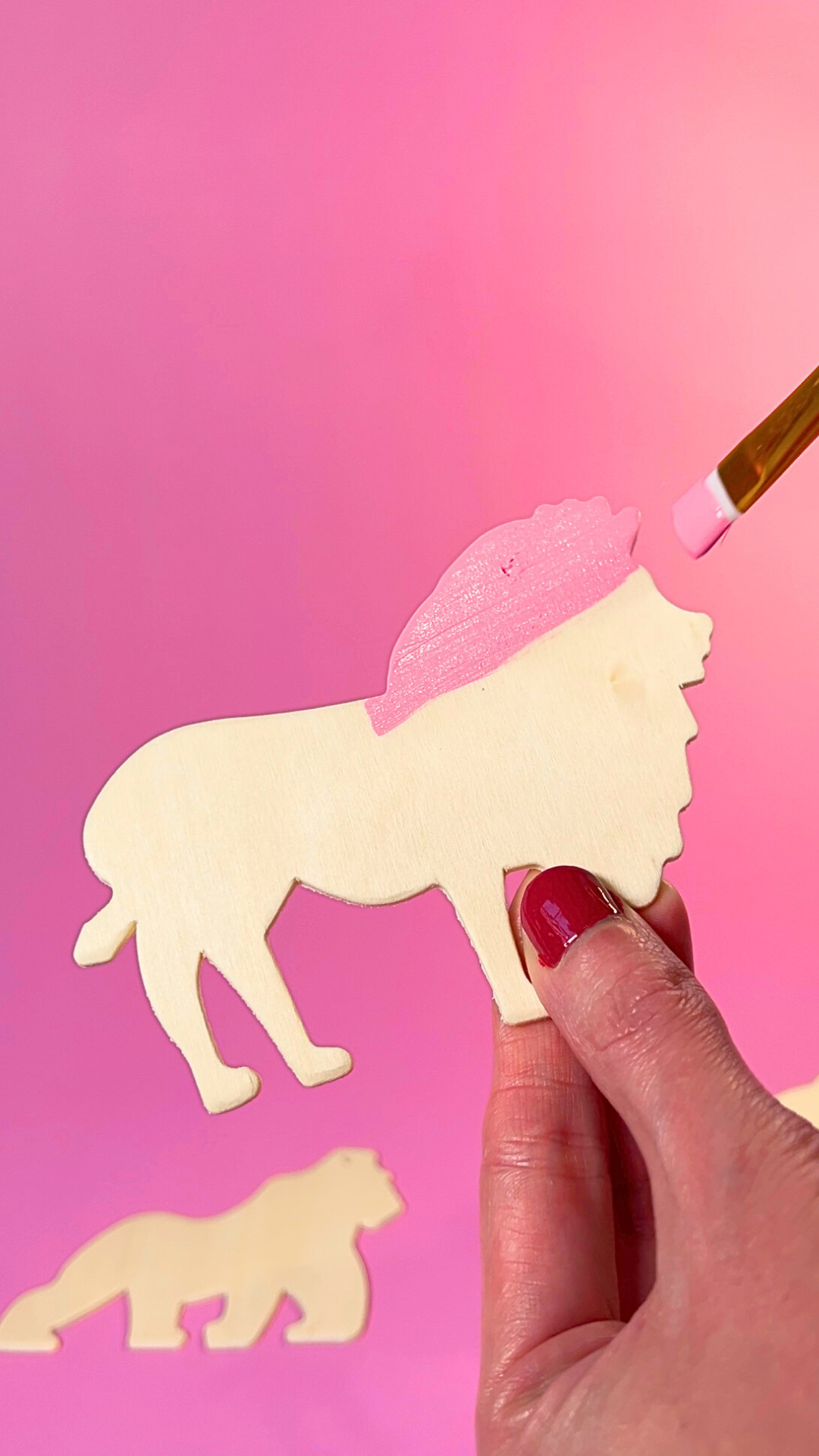 painting animal cookie diy craft